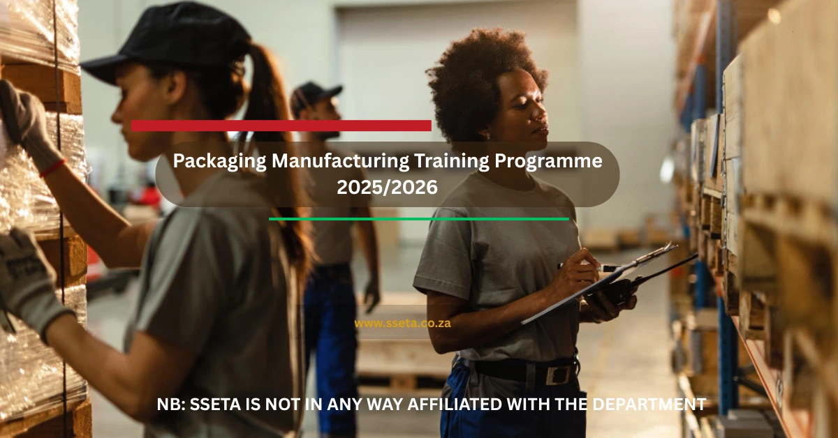 Packaging Manufacturing Training Programme 2025/2026