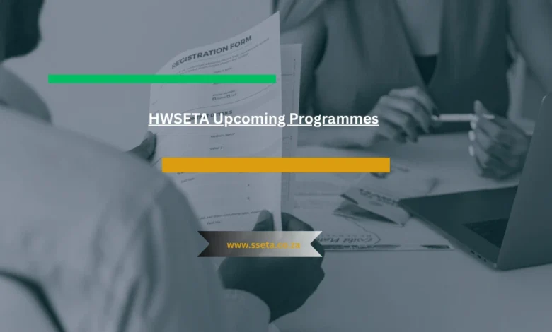 HWSETA Upcoming Programmes