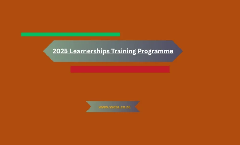 2025 Learnerships Training Programme