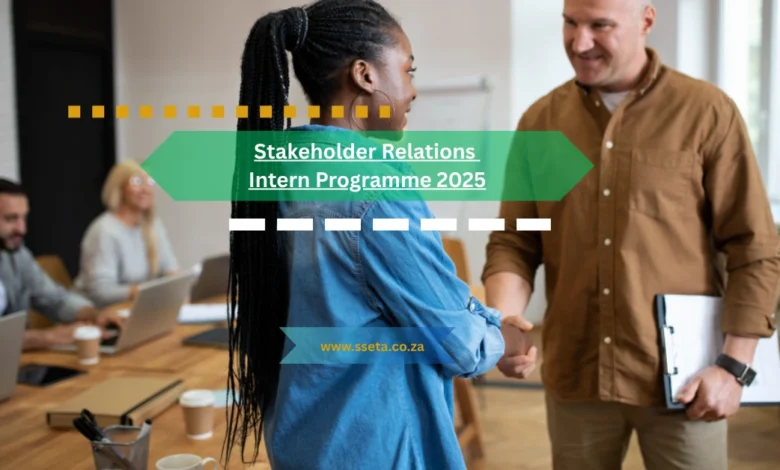Stakeholder Relations Intern Programme 2025