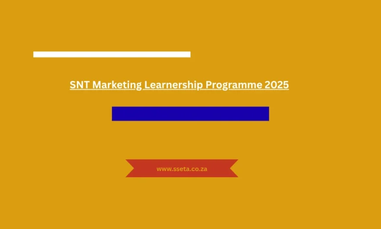 SNT Marketing Learnership Programme 2025