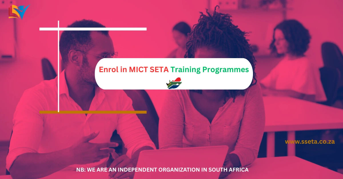 Enrol in MICT SETA Training Programmes