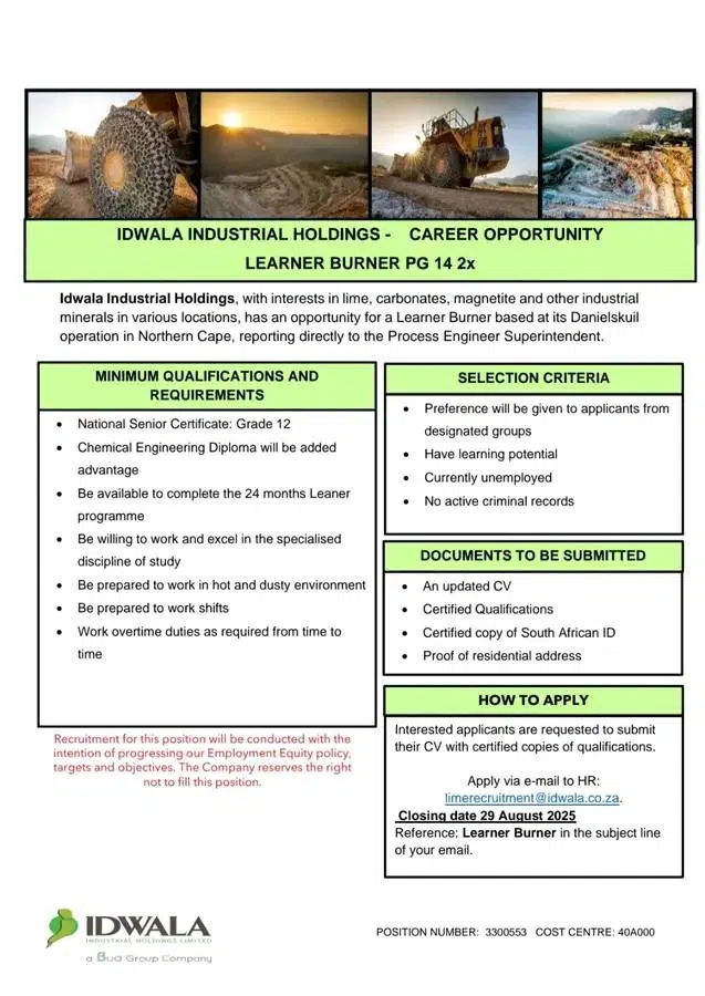 SSETA Burner Training Programme 2025