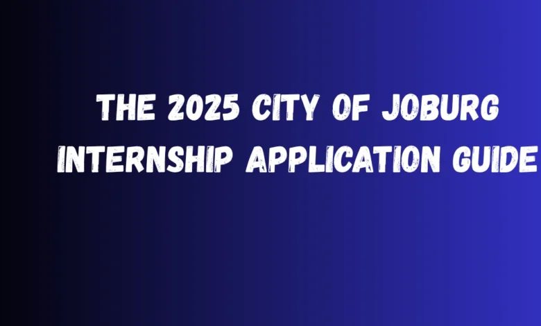 Joburg Internship Programme 2025