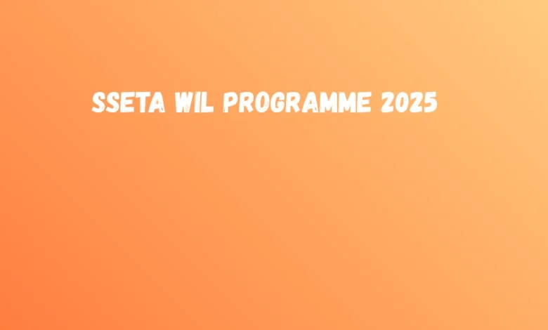SSETA WIL Programme 2025