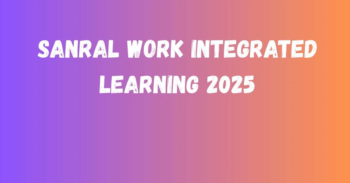 SANRAL Work Integrated Learning