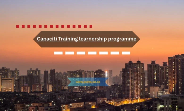 Capaciti Training learnership programme