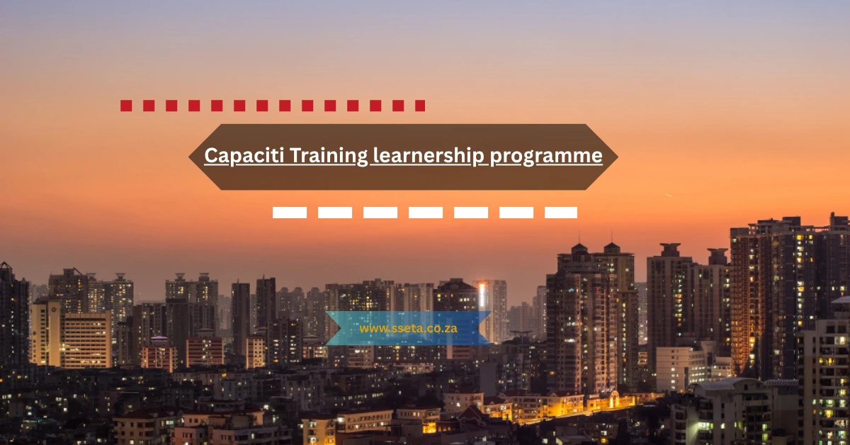 Capaciti Training learnership programme