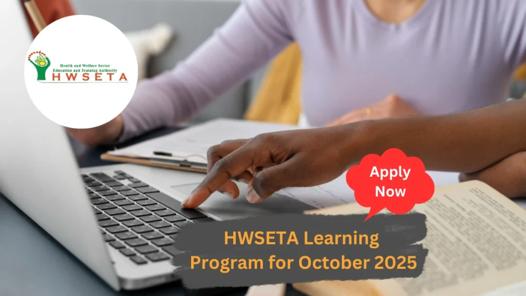 HWSETA Learning Program for October 2025