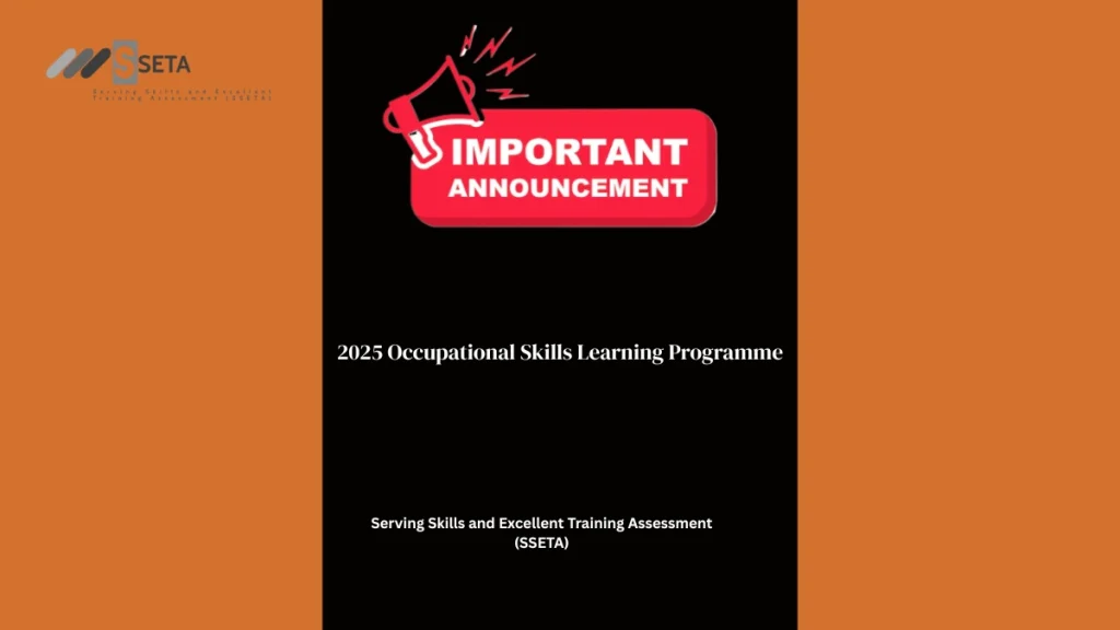 2025 Occupational Skills Learning Programme