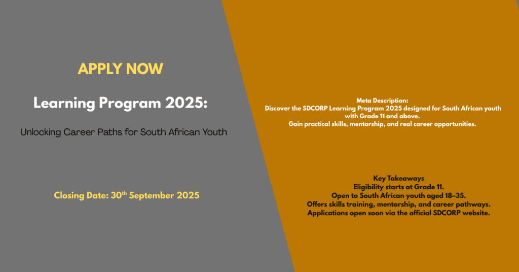 SDCORP Learning Program 2025