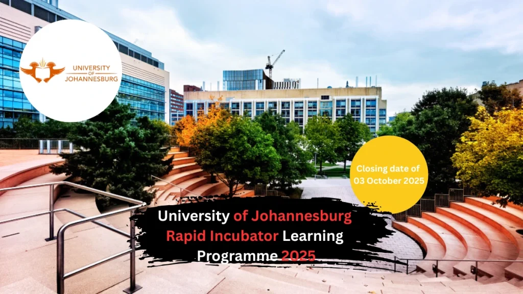 University of Johannesburg Rapid Incubator Learning Programme 2025