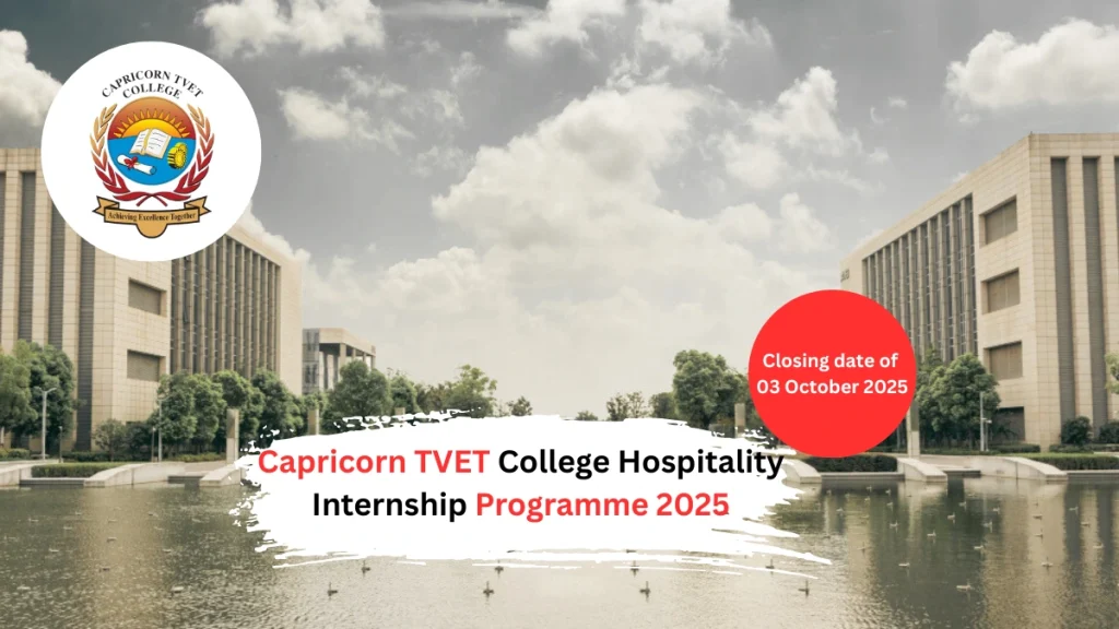 Capricorn TVET College Hospitality Internship Programme 2025