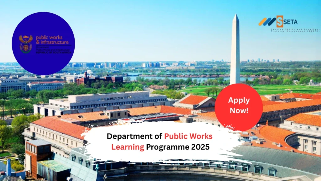 Department of Public Works Learning Programme 2025