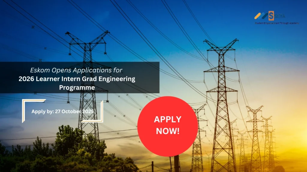 Applications for 2026 Learner Intern Grad Engineering Programme