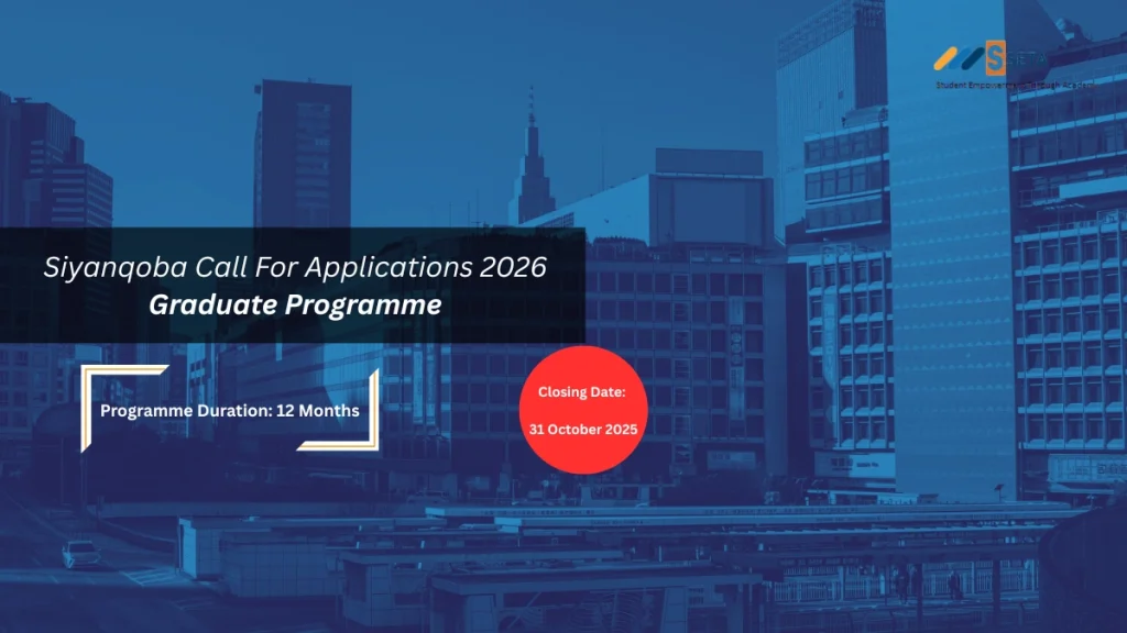 Siyanqoba Call For Applications 2026 Graduate Programme