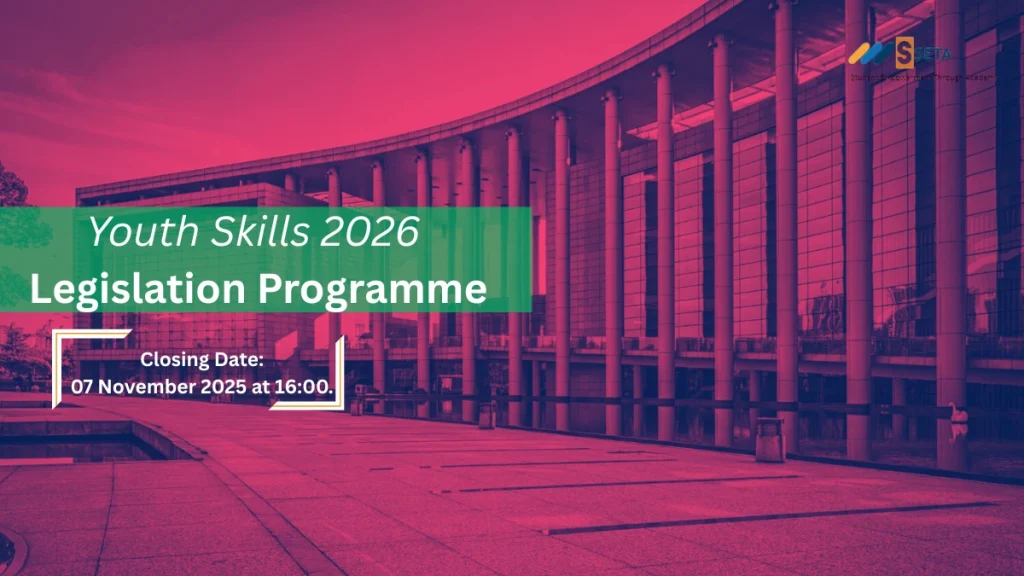 Youth Skills 2026 Legislation Programme