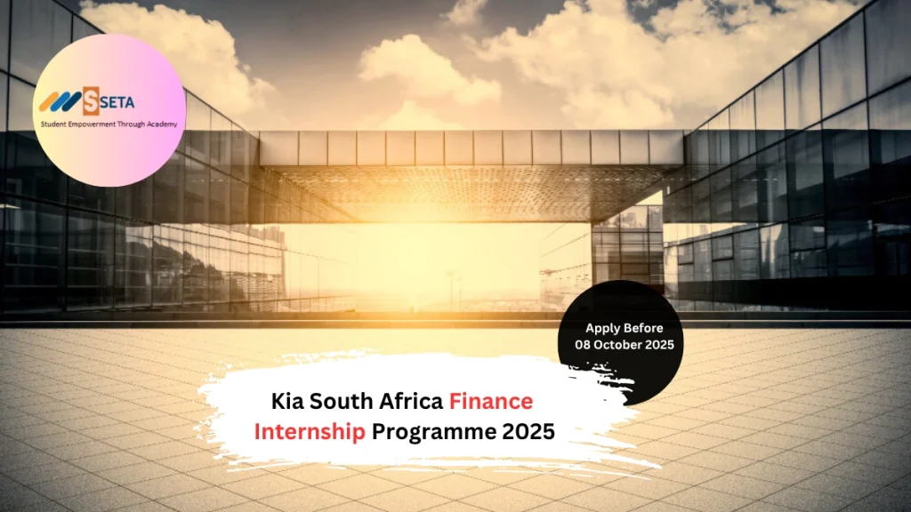 Kia South Africa Finance Internship Programme 2025