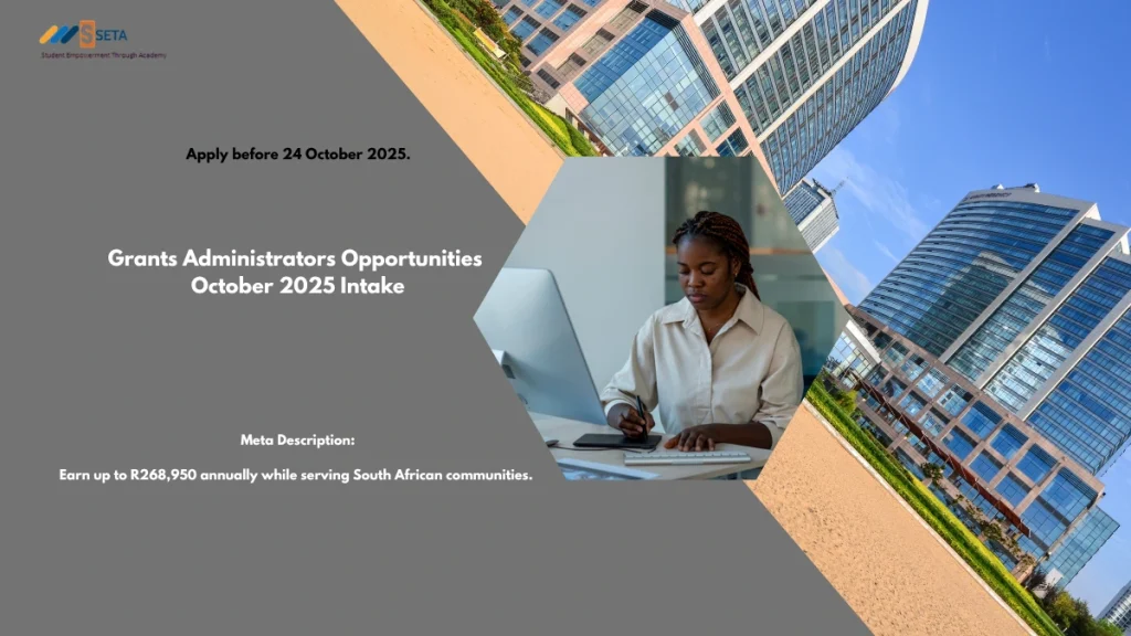Grants Administrators Opportunities October 2025 Intake