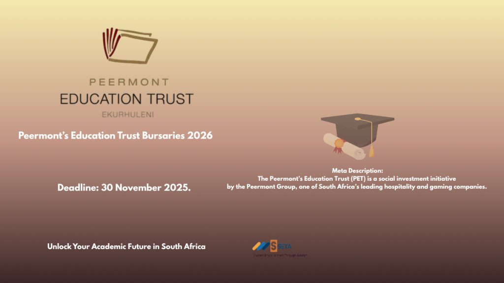 Peermont’s Education Trust Bursaries 2026