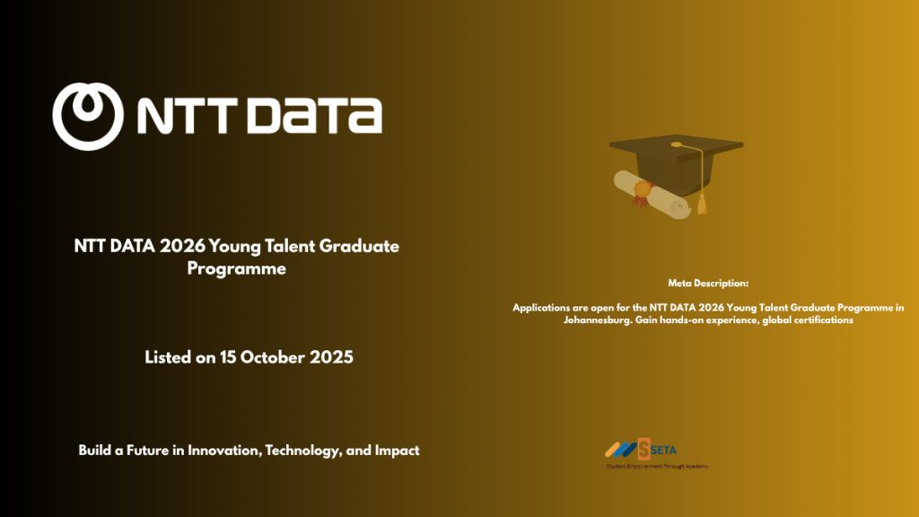 NTT DATA 2026 Young Talent Graduate Programme