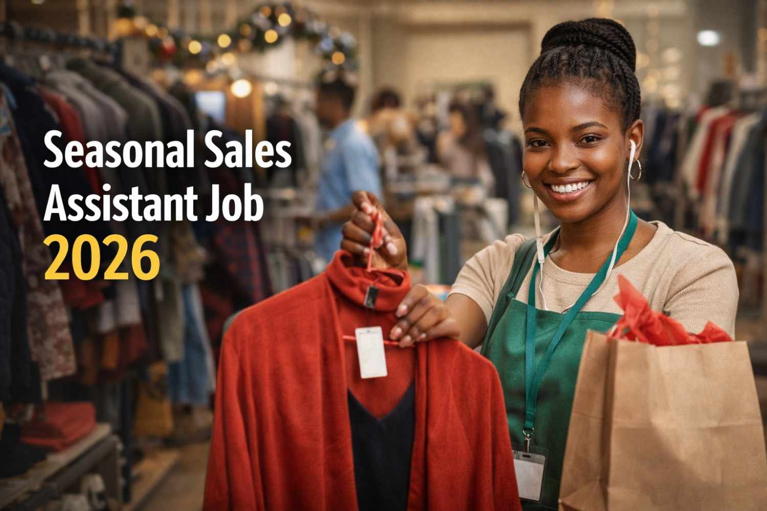 Seasonal Sales Assistant Job 2026