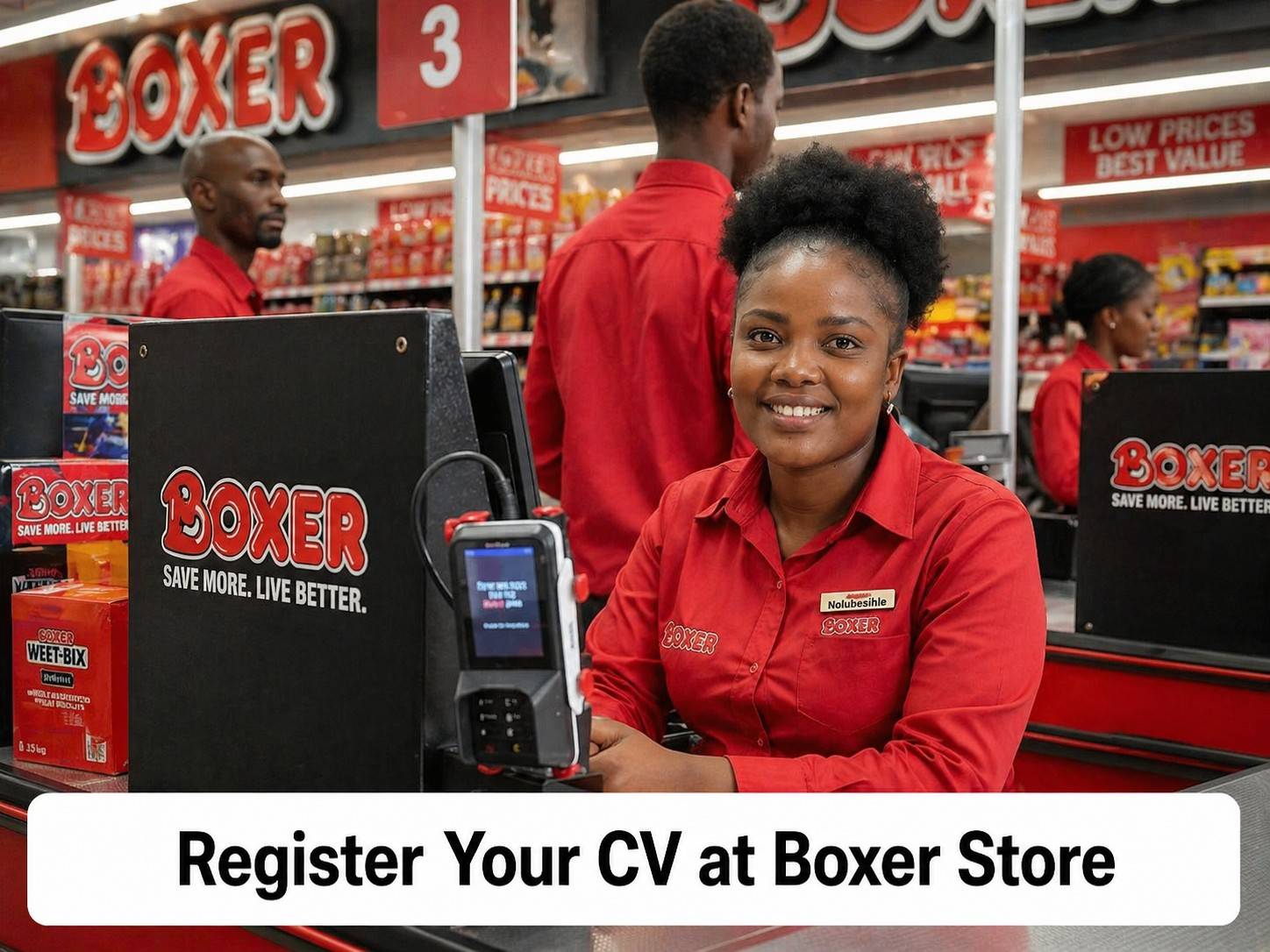 Register Your CV at Boxer Store