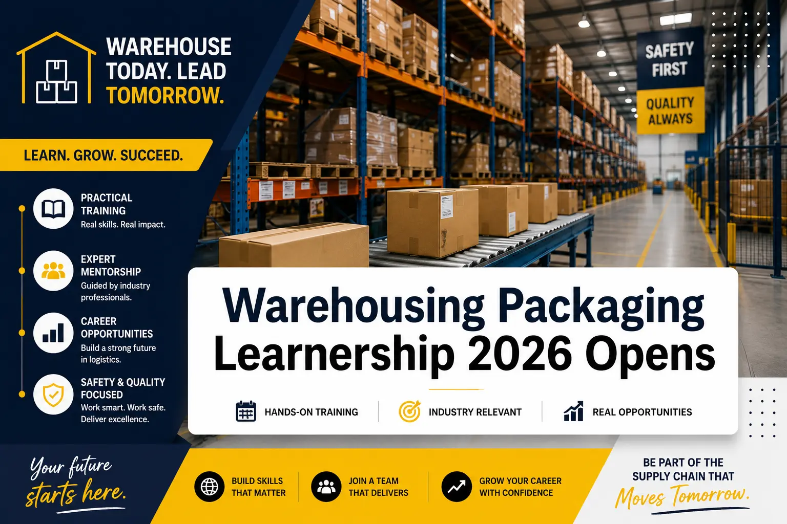 Warehousing Packaging Learnership 2026