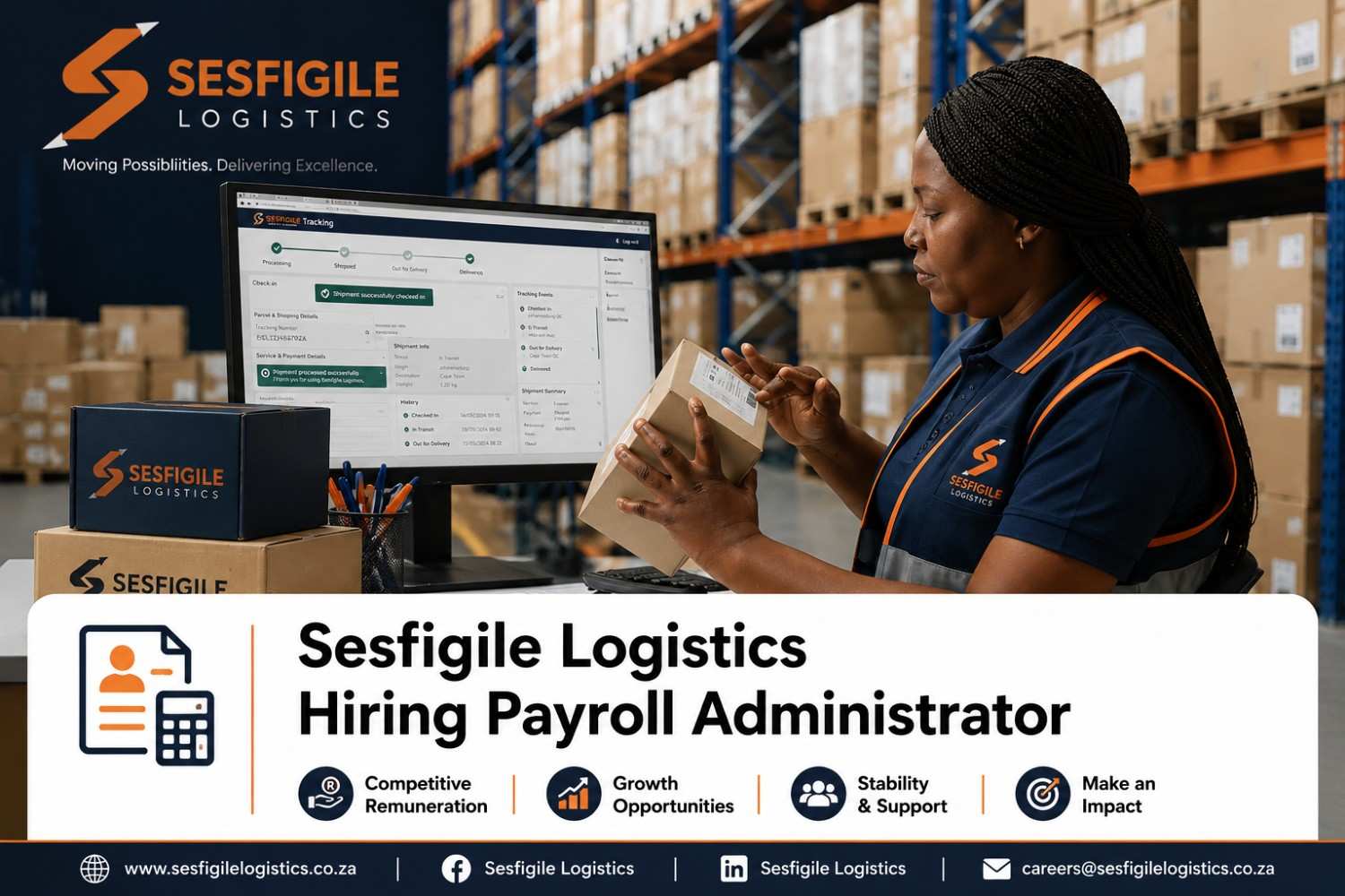 Sesfigile Logistics Hiring Payroll Administrator