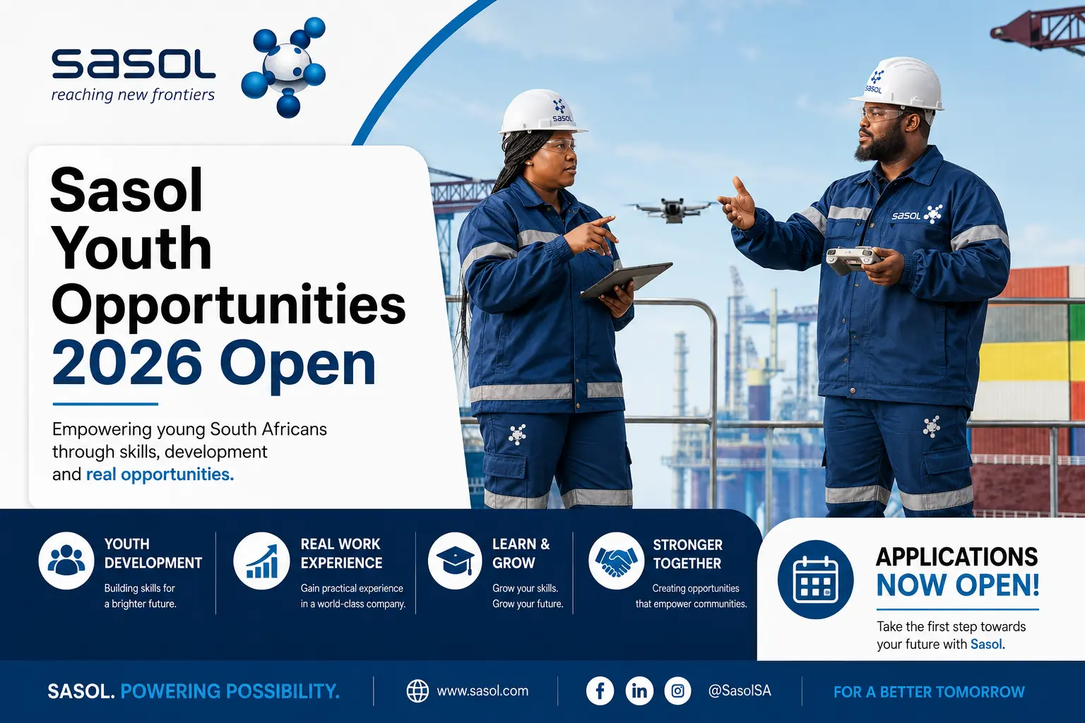 Sasol Youth Opportunities 2026