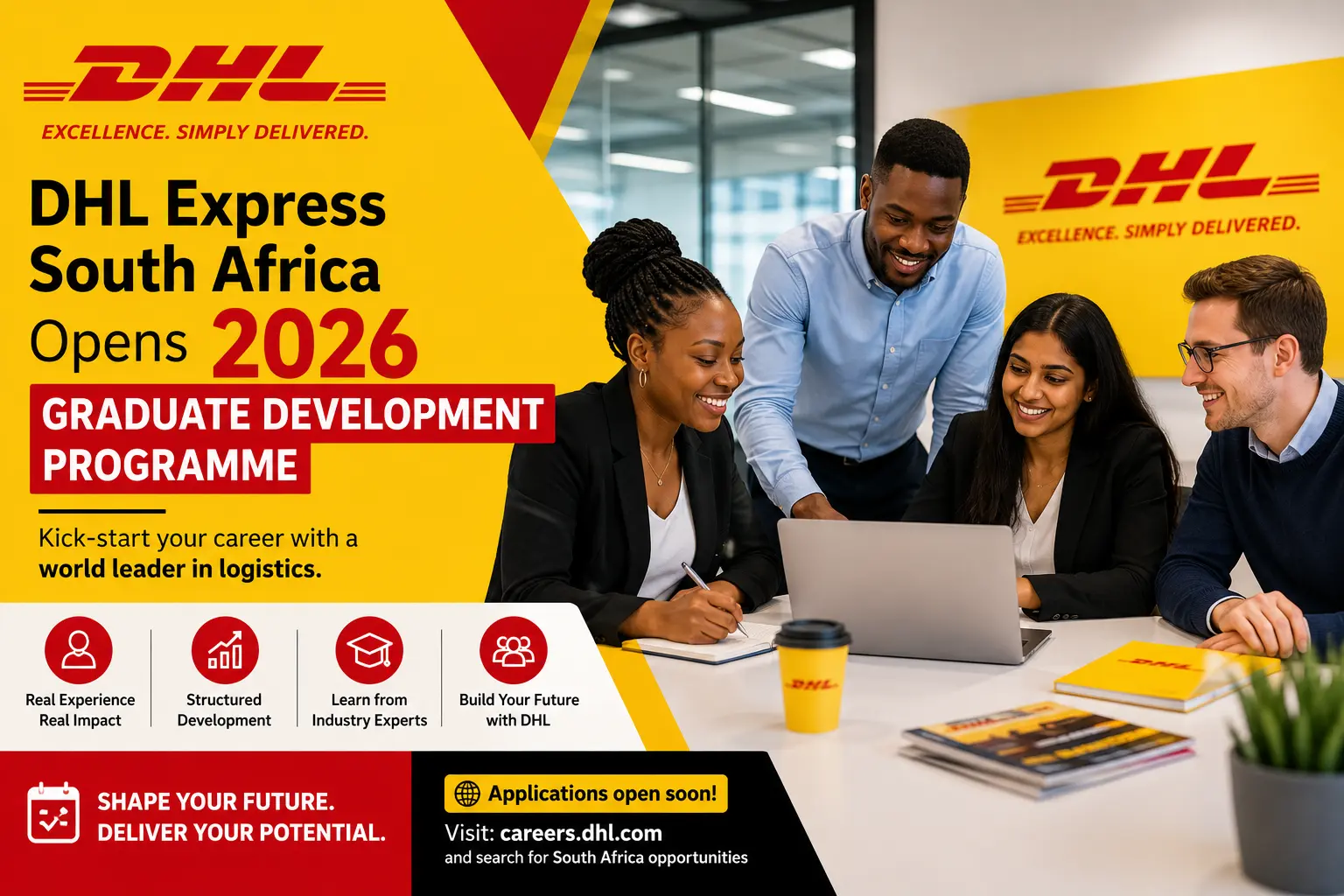 DHL Express South Africa has announced applications for its Graduate Development Programme