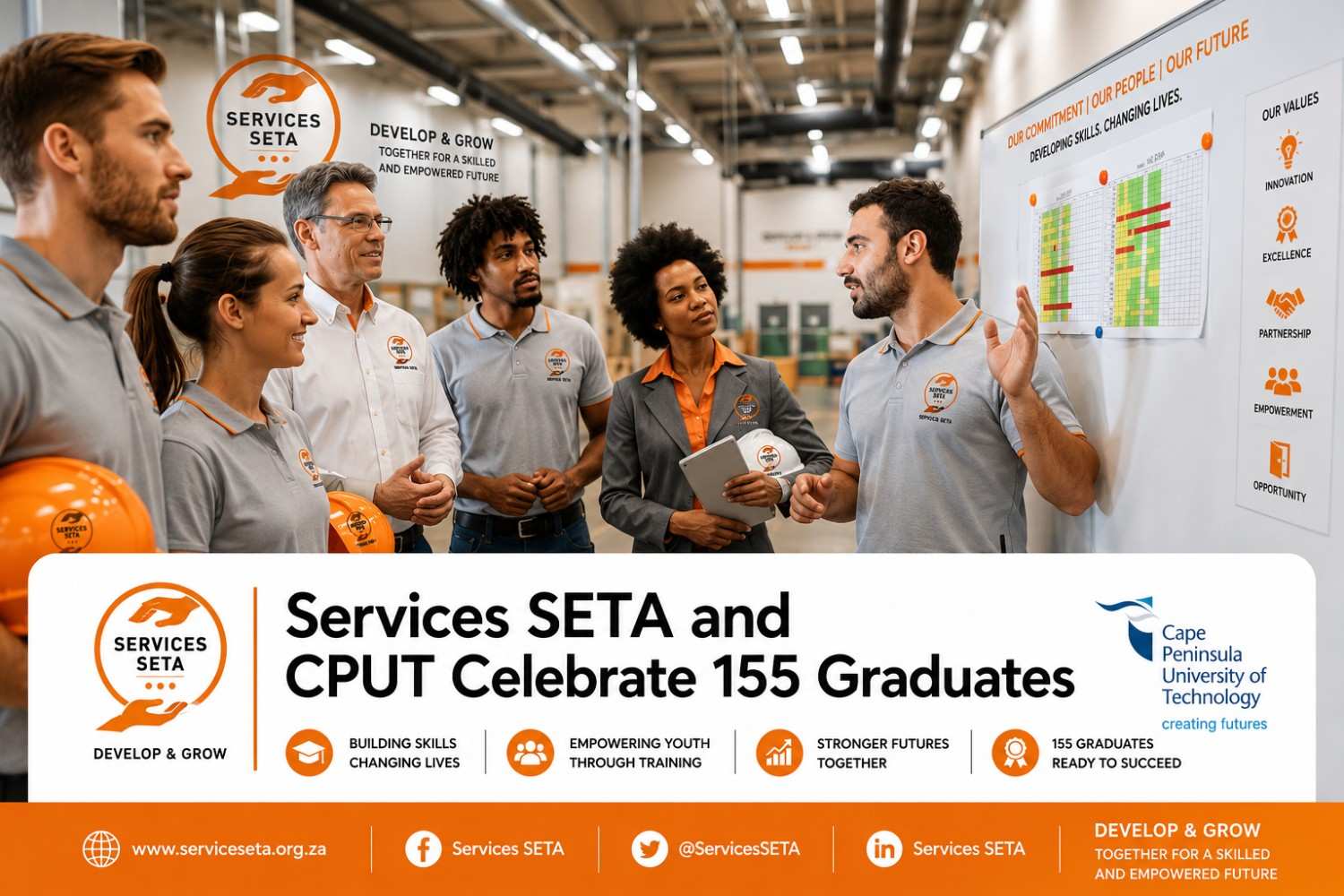 Services SETA and CPUT Celebrate 155 Graduates