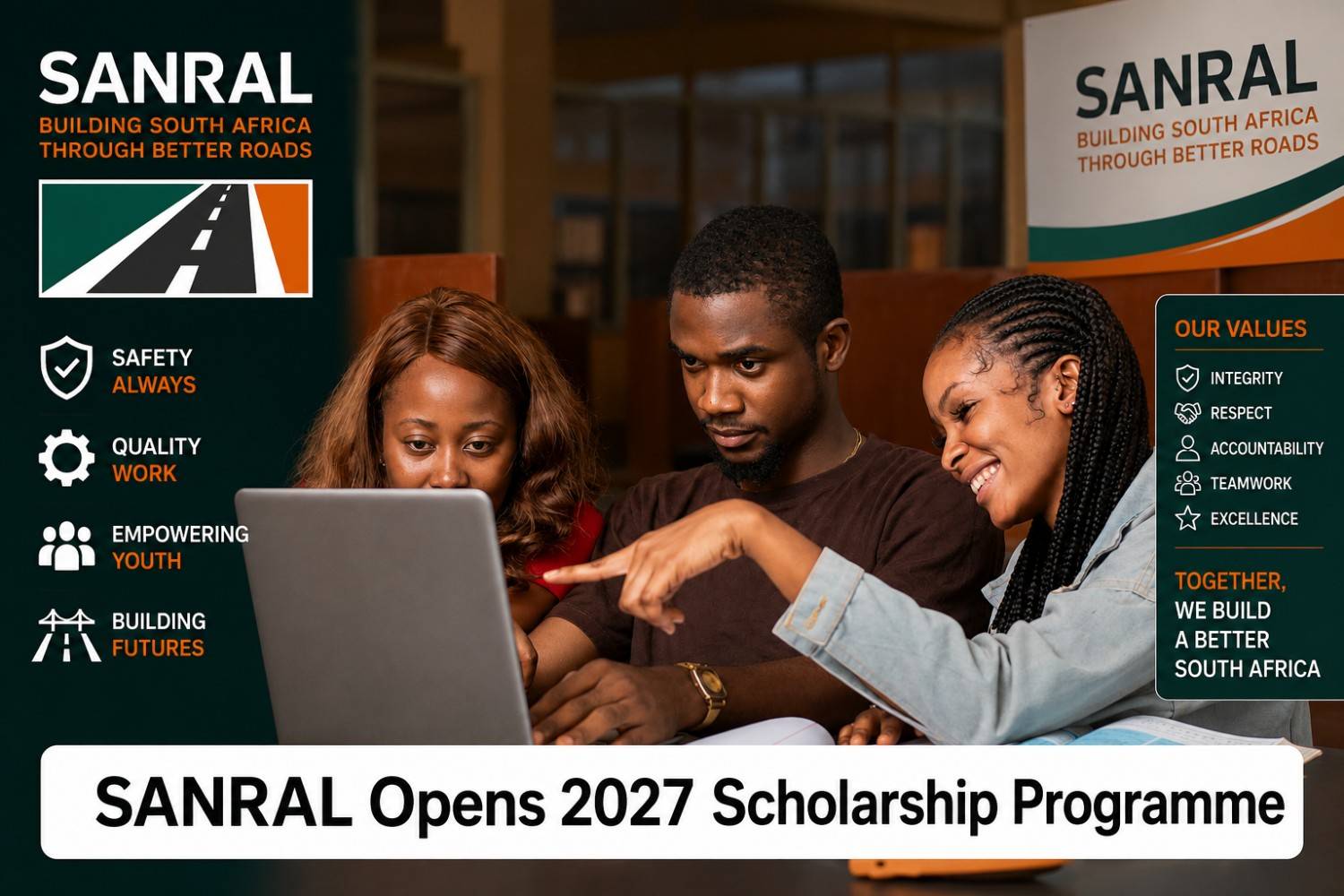 SANRAL Opens 2027 Scholarship Programme
