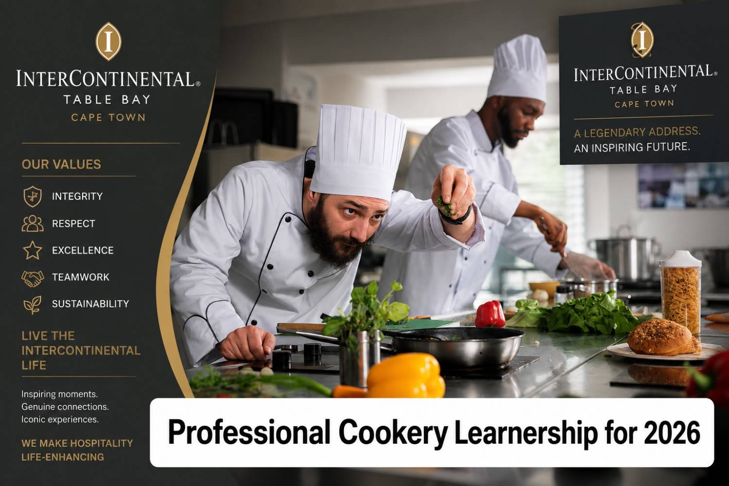 InterContinental Table Bay Opens Professional Cookery Learnership for 2026 Matriculants